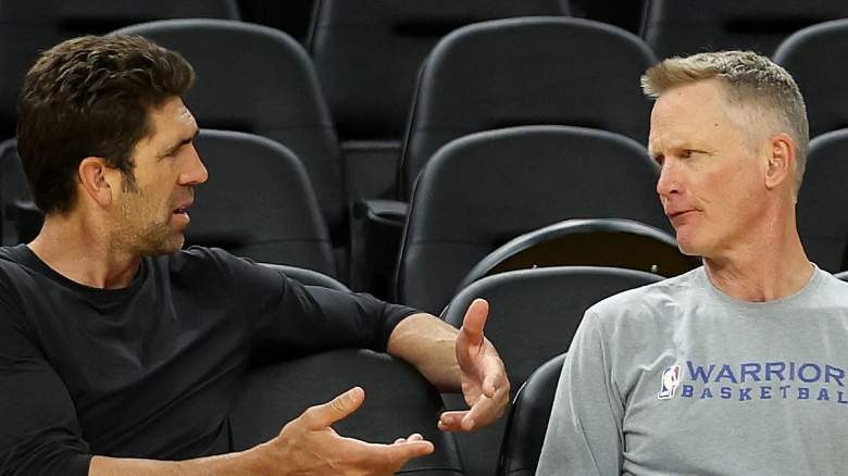 Bob Myers and Steve Kerr of the Golden State Warriors.
