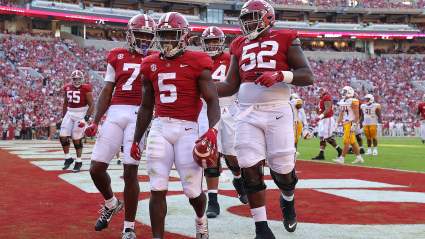 Alabama RB Sends Strong Message on Offensive Line: ‘Those Guys Are Dogs’