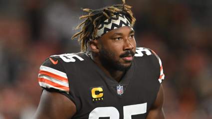 Browns Star Myles Garrett ‘Retires’ From Event After Injury