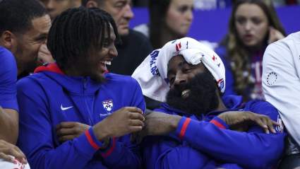 Tyrese Maxey Clowns James Harden After Sixers Clinch Series