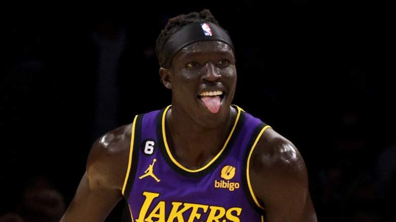 Wenyen Gabriel of the Los Angeles Lakers.