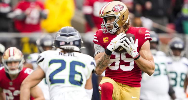 Is George Kittle playing today vs Steelers? 49ers TE's status explored