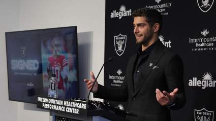 Jimmy Garoppolo Hasn’t Won Raiders Starting QB Job yet, per Dave Ziegler