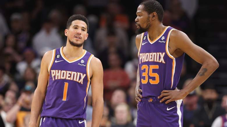 Devin Booker and Kevin Durant, Phoenix Suns
