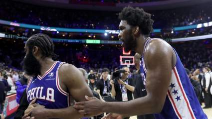 Sixers Stars Joel Embiid and James Harden Make History Together