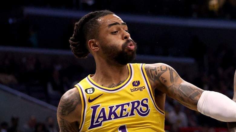 D'Angelo Russell of the Los Angeles Lakers.