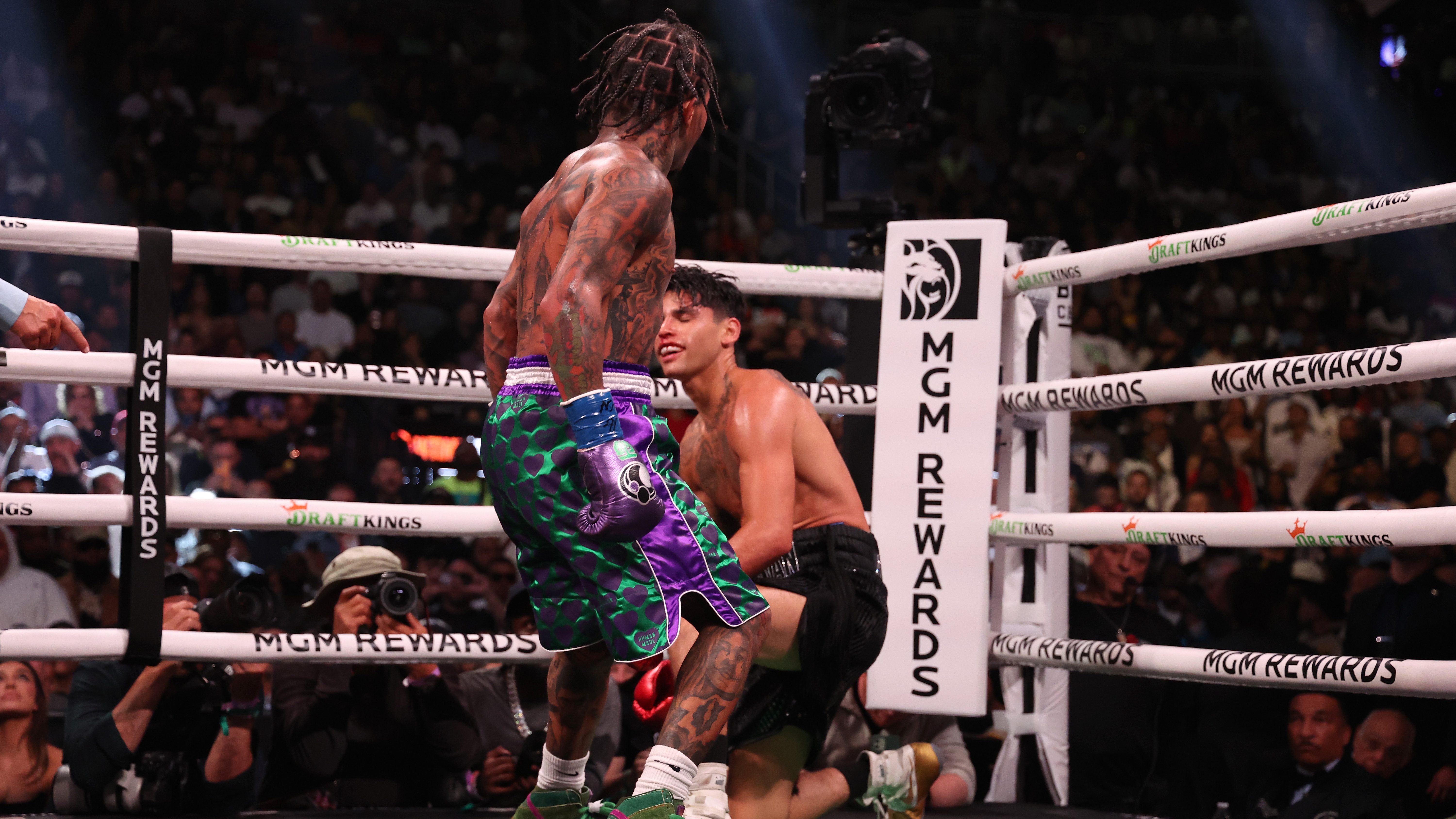 Combat Sports World Reacts to Gervonta Davis Knocking Out Ryan Garcia Heavy