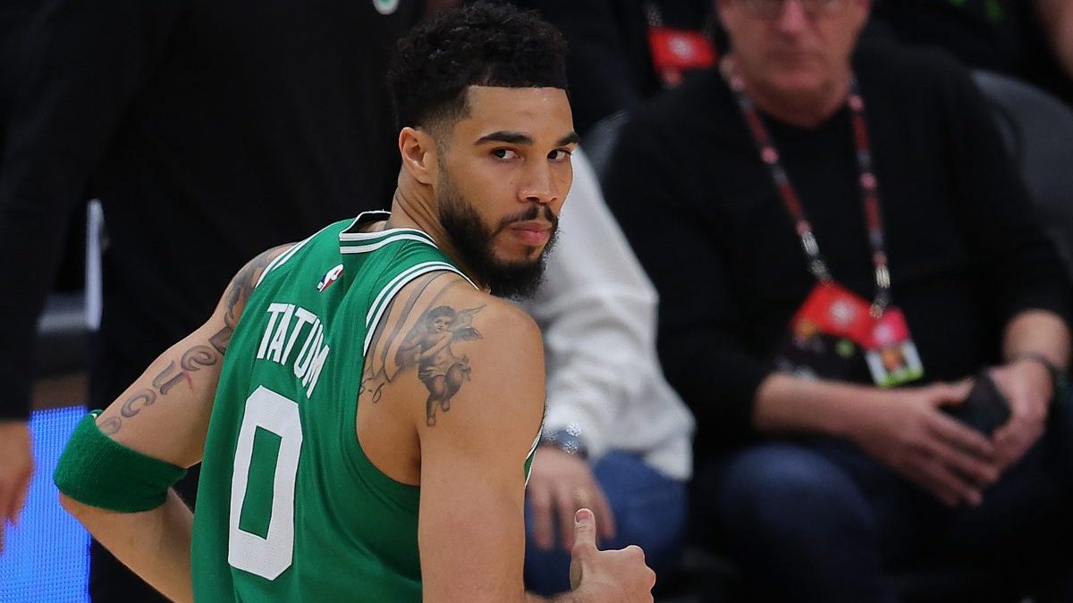 Celtics' Jayson Tatum Admits Trying To Scare Hawks Guard