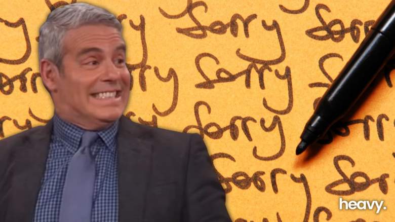 Andy Cohen Apologizes After Wwhl Episode