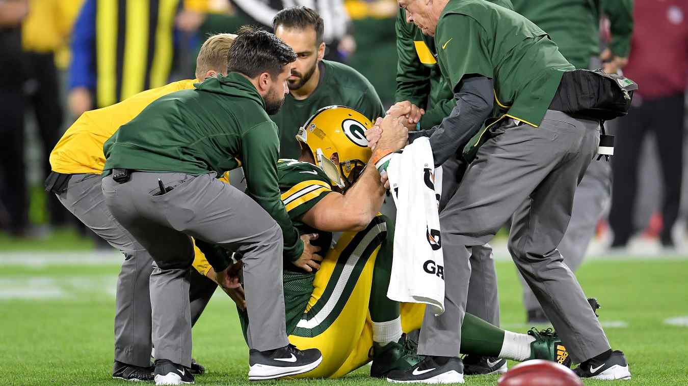 Jets News Aaron Rodgers Appears to Get Hurt at Practice