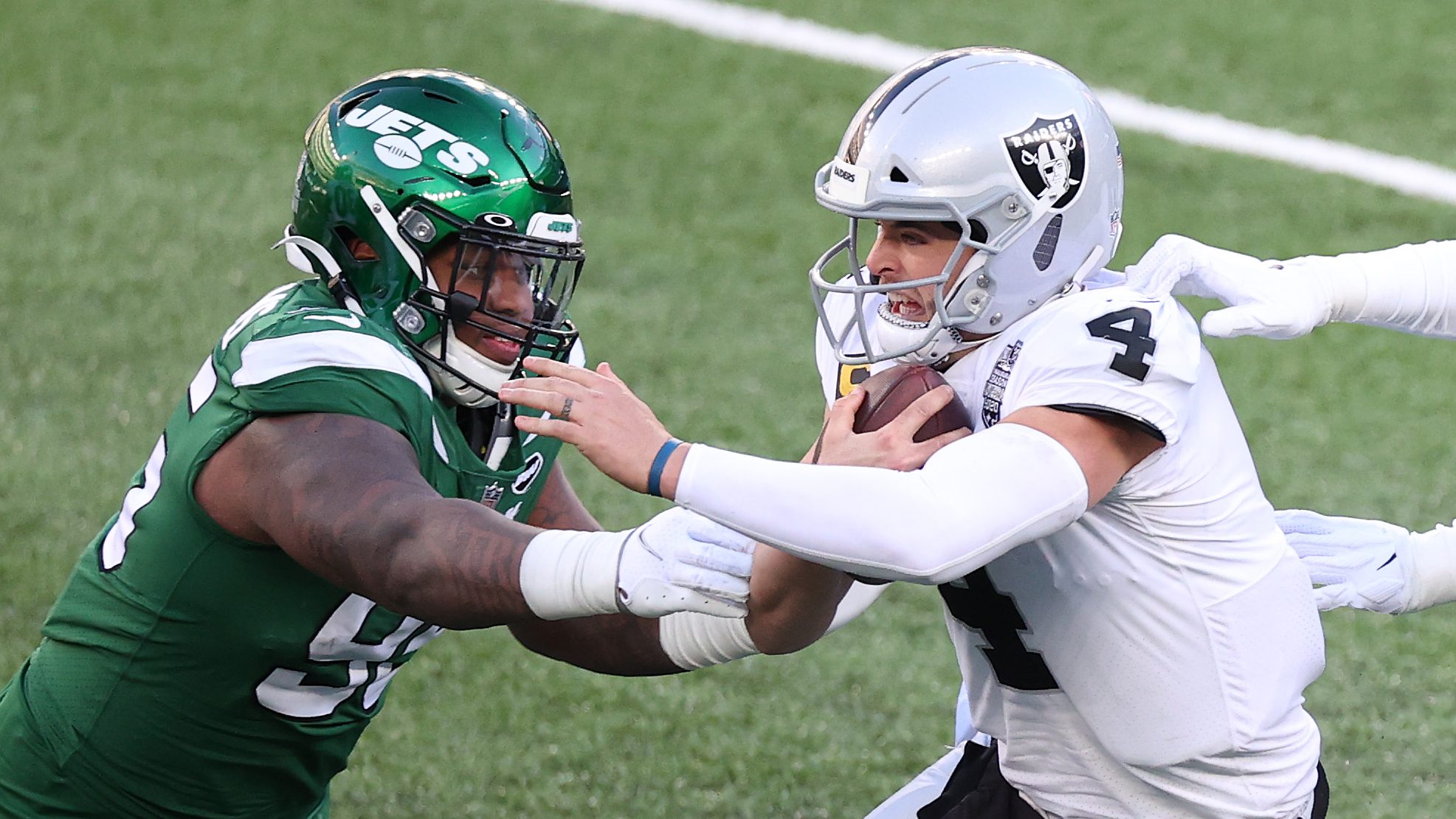 Jets Reject Trade Offer for Raiders 1st-Round Pick: Report