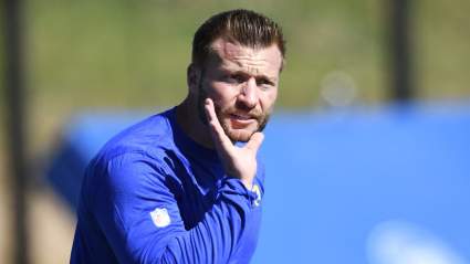 Past Rams Rival Coach in Attendance During OTA Practice