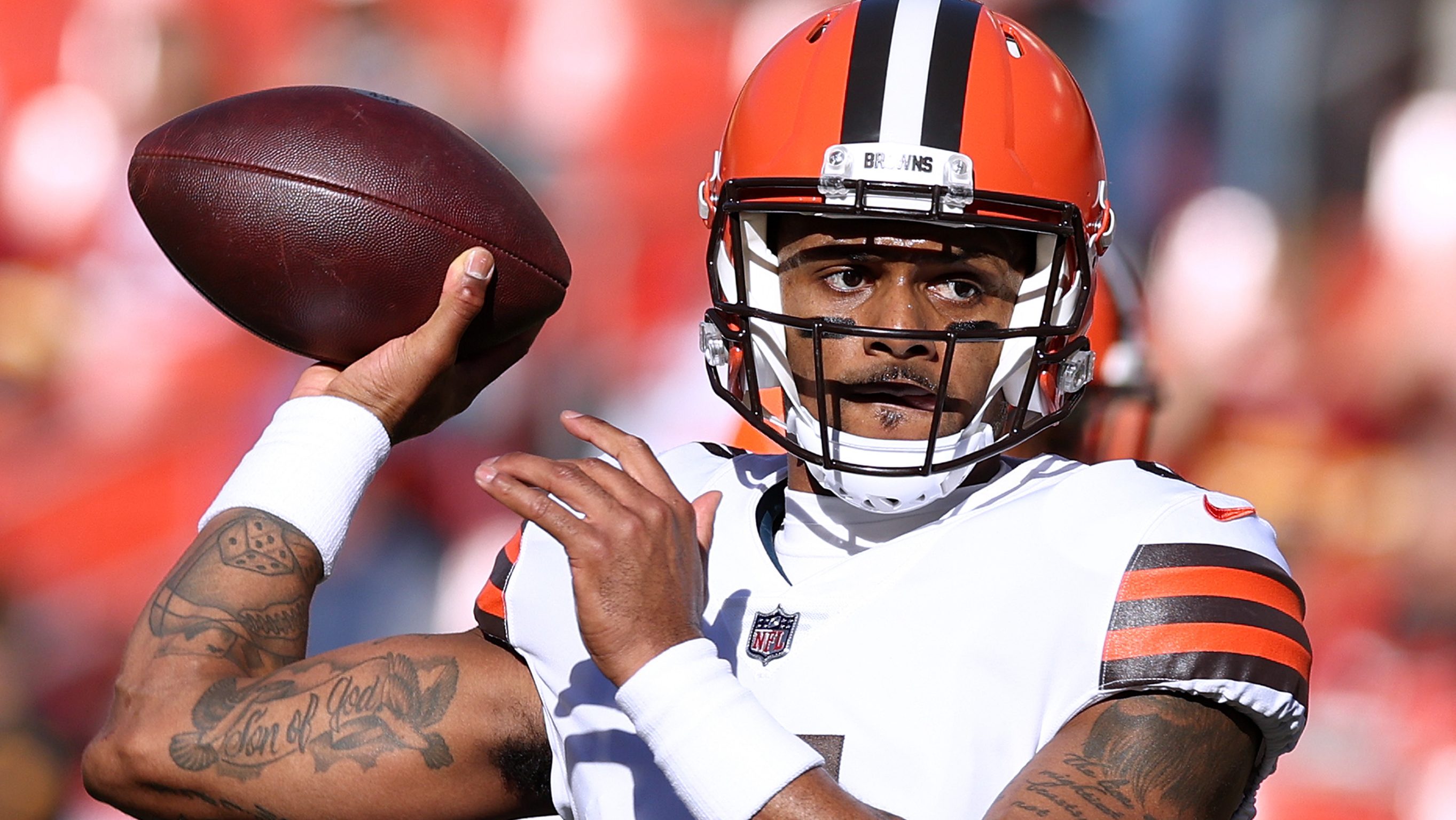 Deshaun Watson of the Cleveland Browns runs for a touchdown during News  Photo - Getty Images