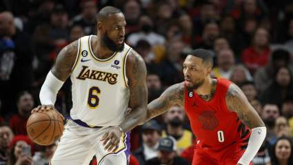 Damian Lillard Issues Strong Tweet on Lakers Star LeBron James