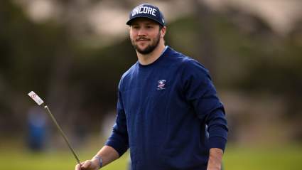 Photo of Bills QB Josh Allen Playing Tug-of-War Goes Viral