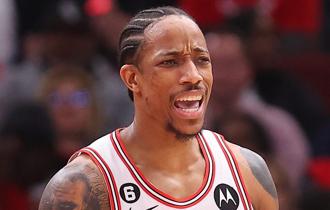 Bulls Trade Proposal Flips DeMar DeRozan For 2 Young Knicks Players   GettyImages 1466089366 E1684591624201 