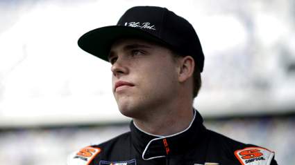 Blaine Perkins Celebrates Kevin Harvick During NASCAR Return