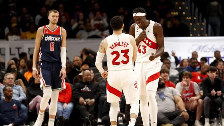 Fred VanVleet and Pascal Siakam