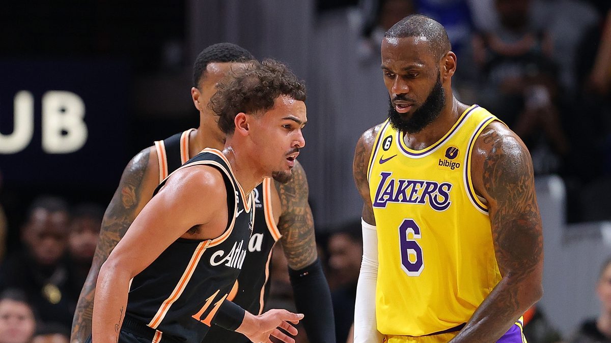 Trae Young Reacts To LeBron James' Game 6 Showing As Lakers Advance