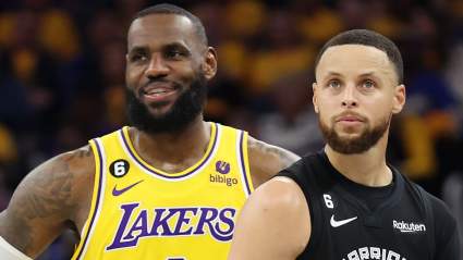 Warriors Troll LeBron James During Showdown vs. Lakers [WATCH]