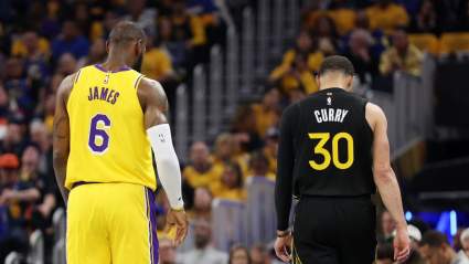 Warriors’ Stephen Curry Explains Viral Exchange With Lakers’ LeBron James