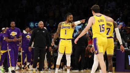 Lakers Icon Sends Message on D’Angelo Russell, Dennis Schroder After Game 1 Loss