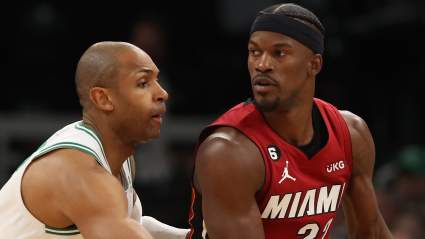 Rumored Heat Trade Target Tweets Support of Jimmy Butler After Heat Beat Celtics