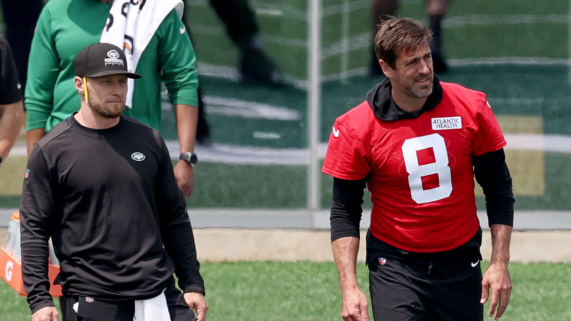 New York Jets coach gives Aaron Rodgers injury and replacement update -  Mirror Online