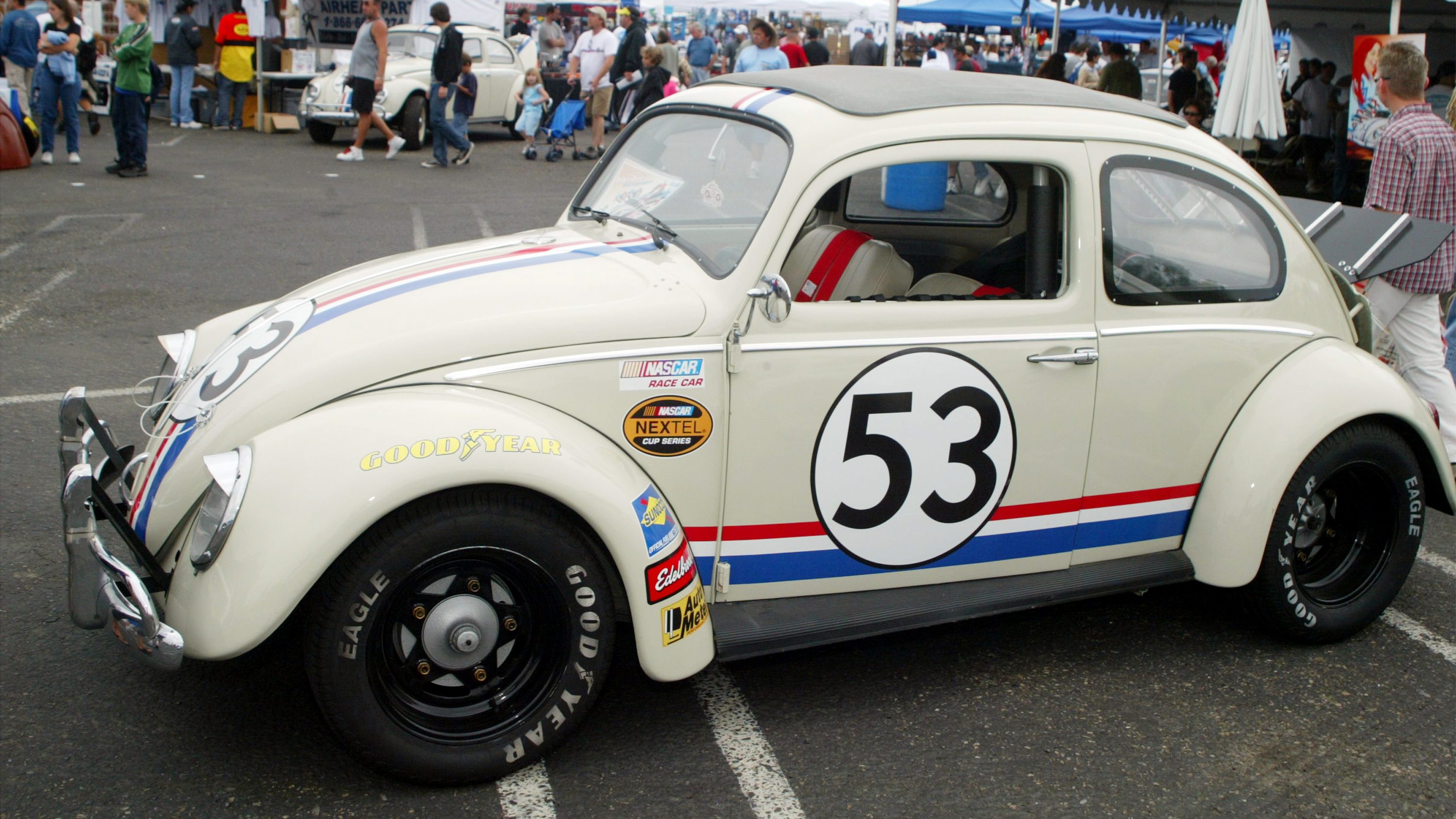 Herbie' Takes on NASCAR's Throwback Weekend