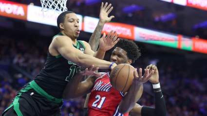 Celtics’ Grant Williams Reacts to Joel Embiid’s Head Stomp