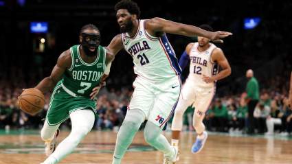 Joel Embiid Reacts to Celtics Blow-Out Victory Over Sixers
