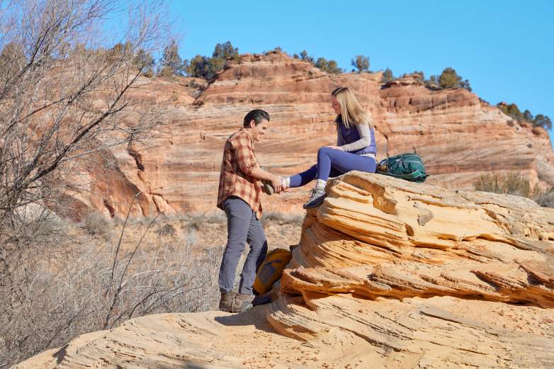 "Love in Zion National"