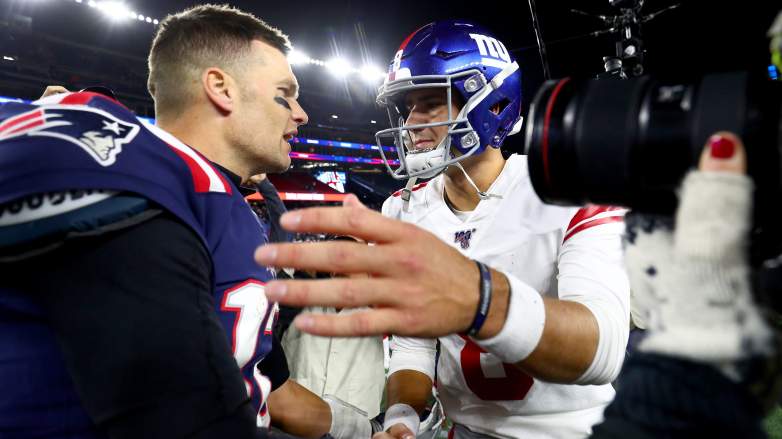 Tom Brady and Daniel Jones