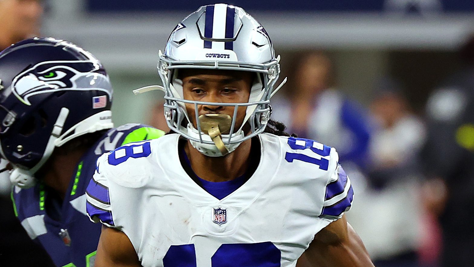 Dallas Cowboys wide receiver Jalen Tolbert (19) during an NFL