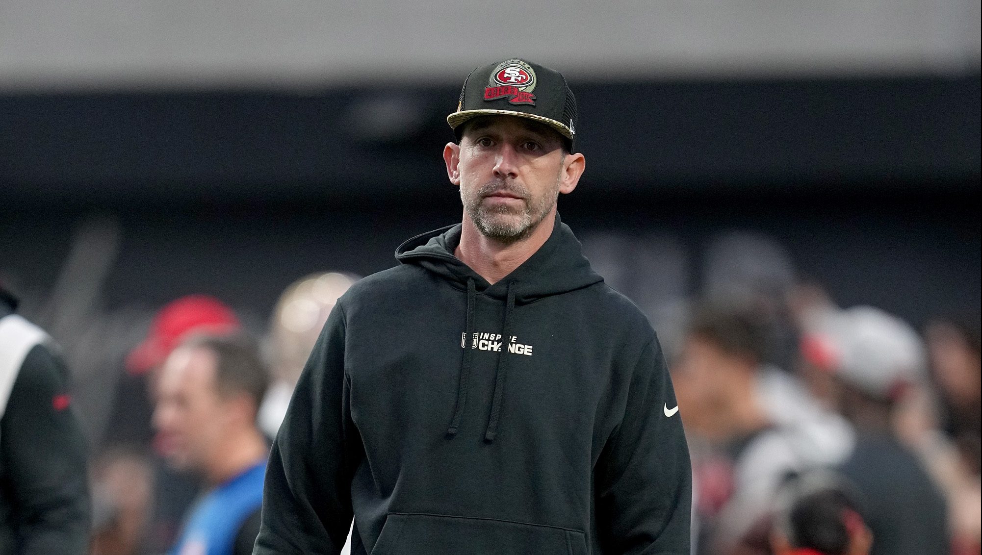 Kyle Shanahan has a beef with the league over his hat for 2022 - NBC Sports