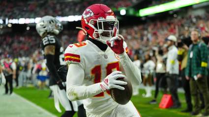 Chiefs’ Kadarius Toney Claps Back at AFC Rival for Roasting Patrick Mahomes