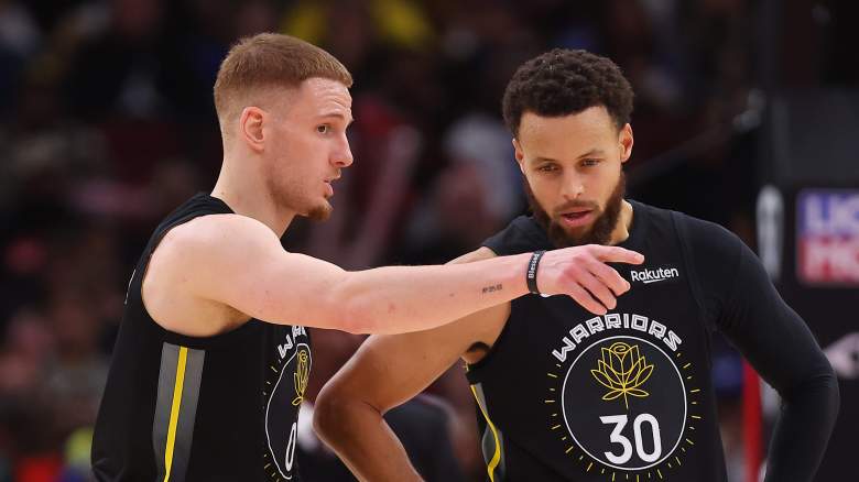 Donte DiVincenzo Steph Curry