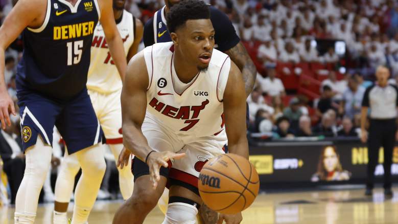 Kyle Lowry of the Miami Heat, a potential trade asset.