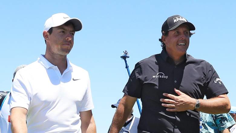 Rory McIlroy Phil Mickelson