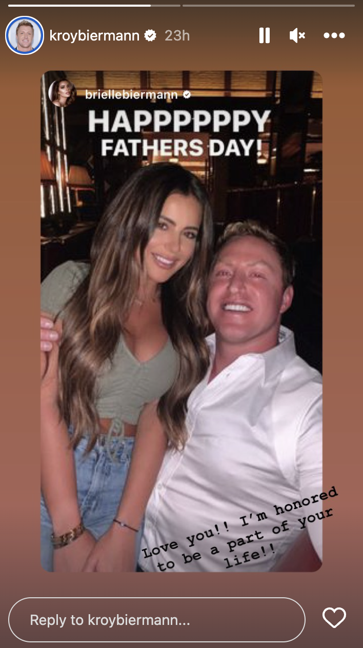 Ariana And Brielle Biermann Share Fathers Day Posts For Kroy Biermann