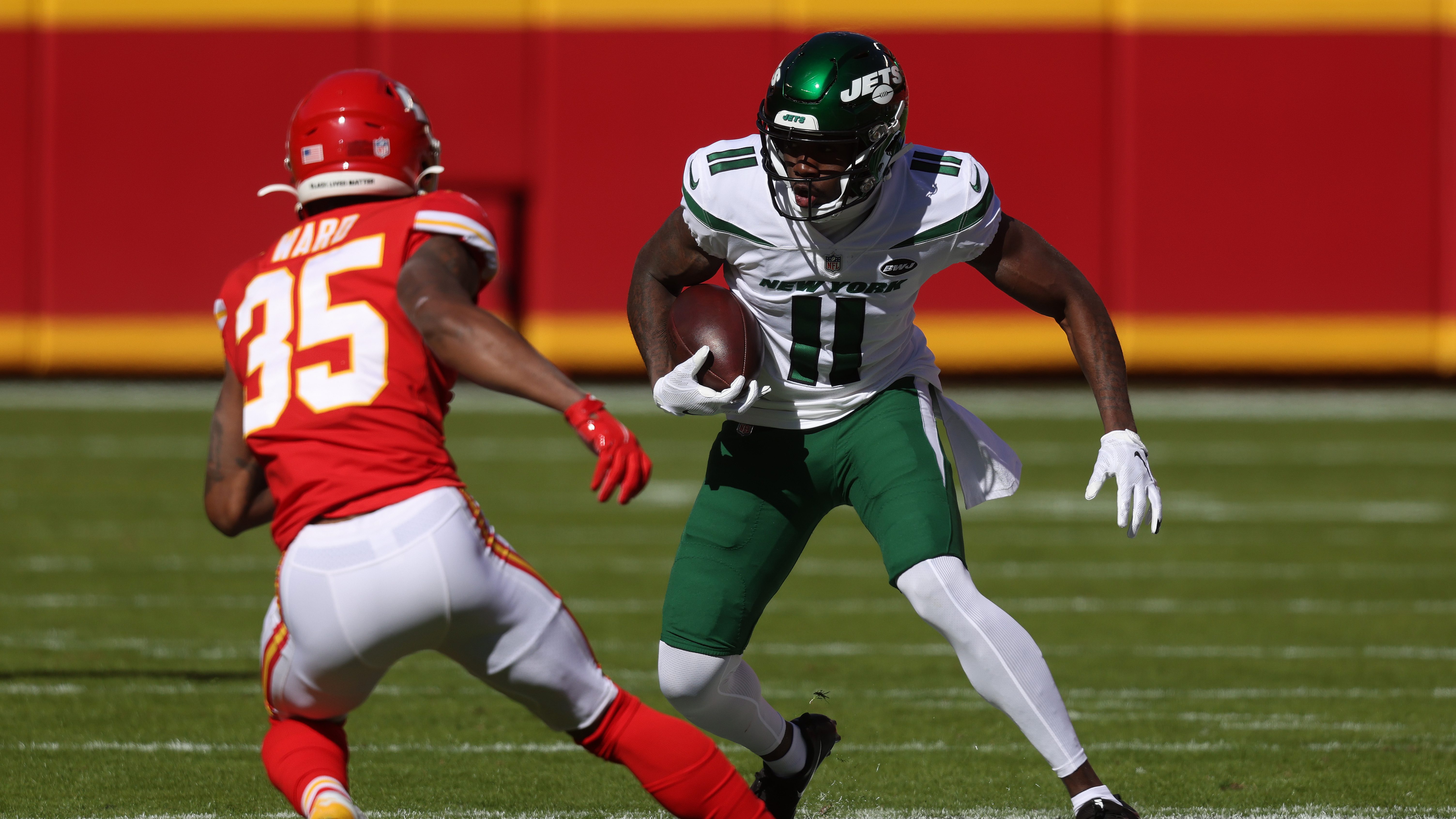 Report: The Jets Plan to Waive Wide Receiver Denzel Mims