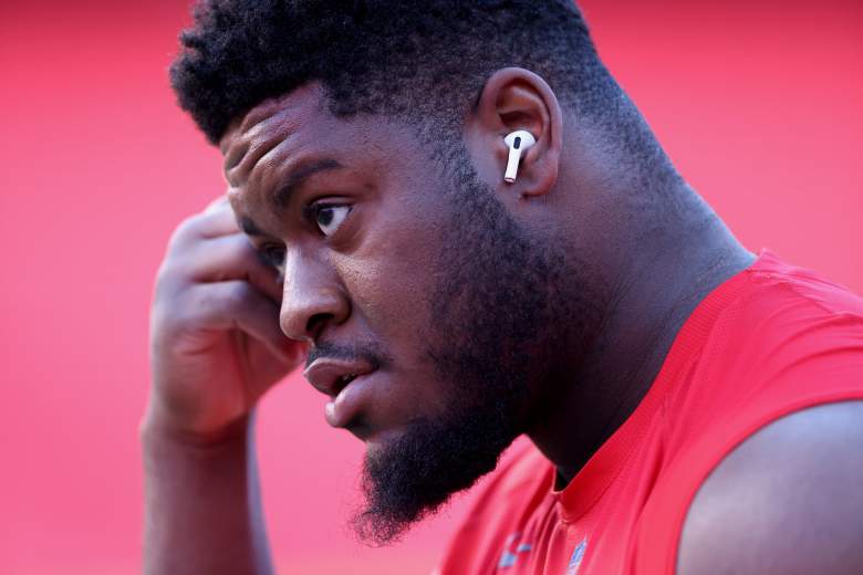 Kansas City Chiefs offensive line Trey Smith looks on during the NFL  News Photo - Getty Images