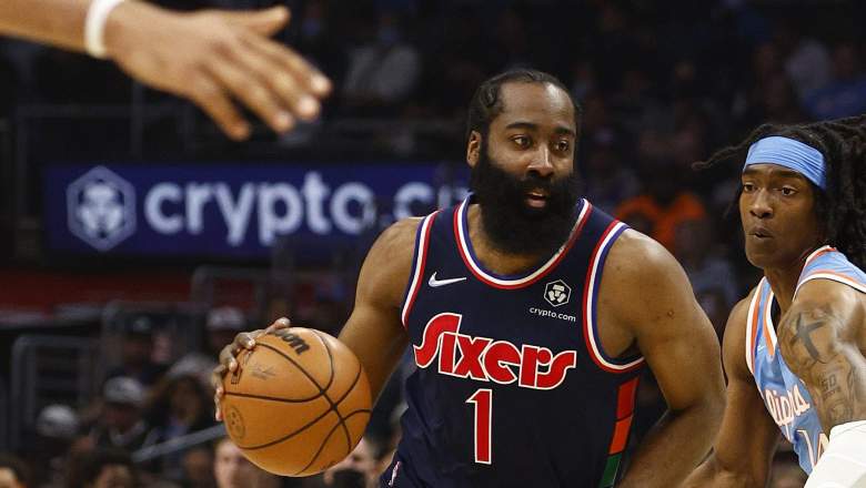 A Western Conference team has "no choice" but to trade for Philadelphia 76ers star James Harden says the Los Angeles Times' Bill Plaschke