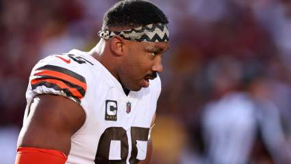 Browns Star Myles Garrett Claps Back After Former Teammate’s Callout