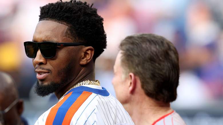 Donovan Mitchell, at the Mets-Yankees game last month.