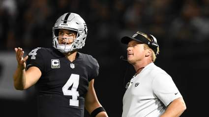 Ex-Raiders HC Jon Gruden Reunites With Derek Carr [LOOK]