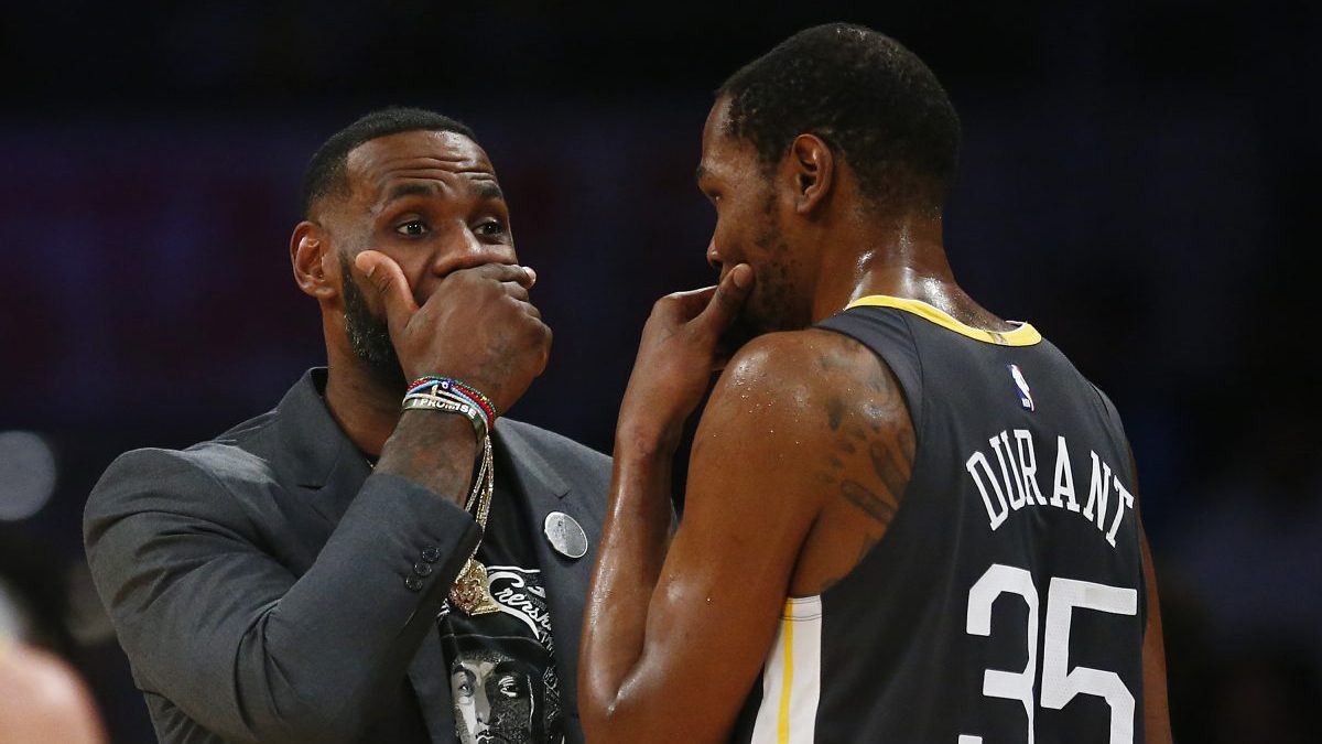Kevin Garnett of Boston Celtics on Kevin Durant working out with LeBron  James during NBA offseason: 'What's that about?' 