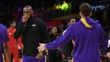 Lakers’ LeBron James Reacts to Austin Reaves’ Team USA Debut