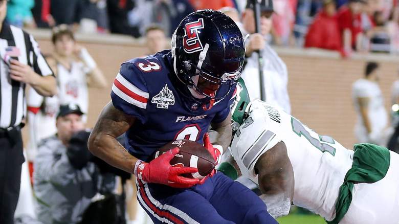 Demario Douglas, Patriots rookie, shown at Liberty