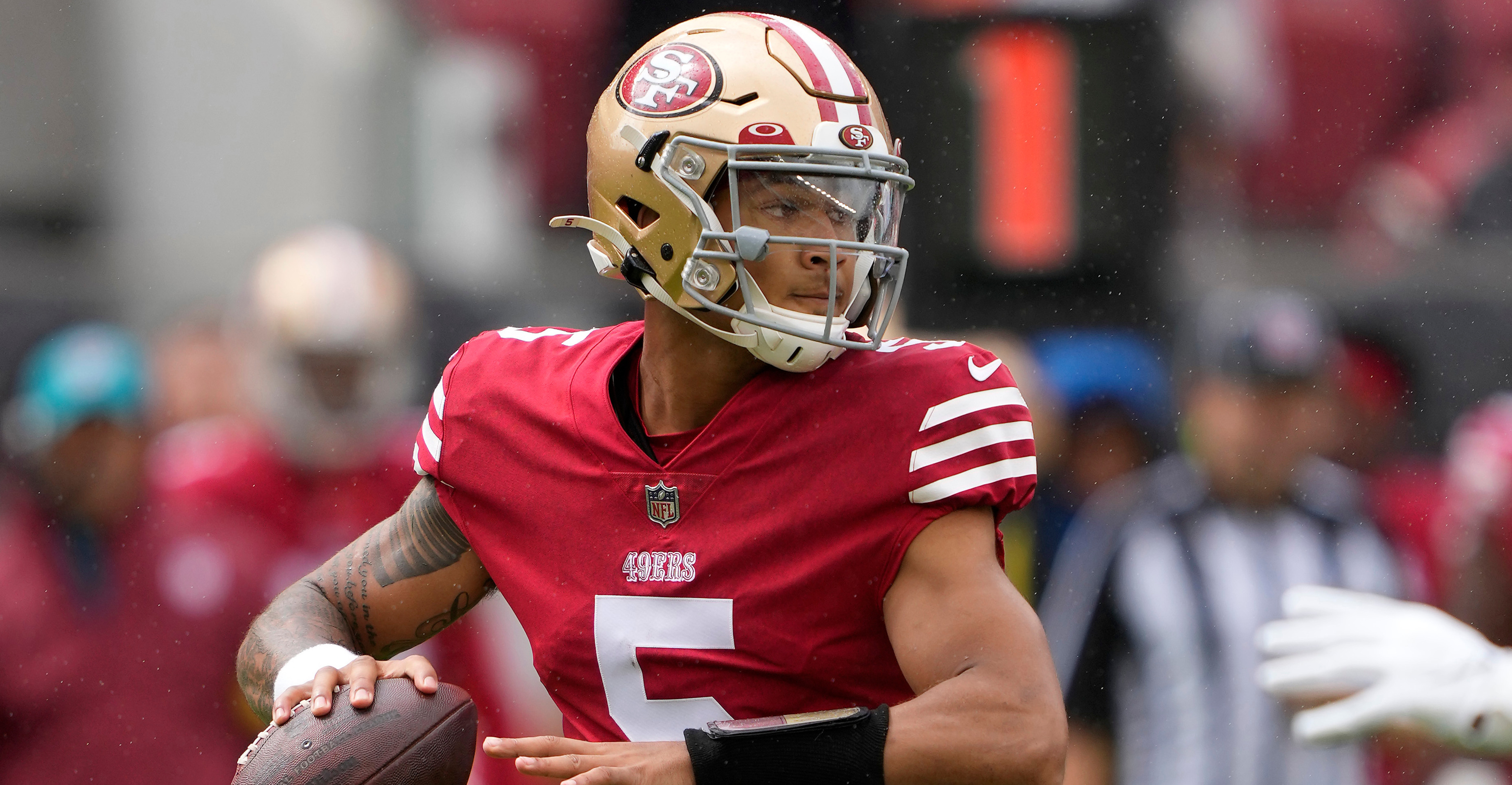 Cowboys Make Surprise Trade for 49ers QB Trey Lance Report Heavy
